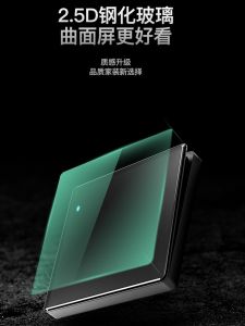 Bộ Ổ Cắm Và Nút Bấm Bằng Kính Cường Lực 86 Hình Gương Màu Vàng Đen Bạc Lỗ Lẻ Một Lỗ Hai Lỗ Cho Gia Đình