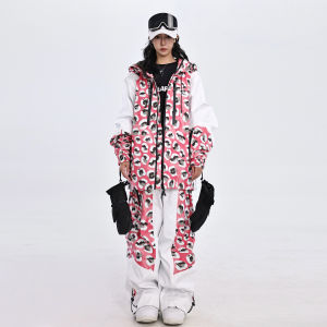 ZACHARIAH | Round Pattern Porcelain Ski Clothing Set Waterproof Thermal Breathable