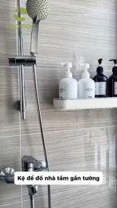 Kệ Để Đồ ECOMAC Không Cần Khoan Đục Để Đồ Nhà Bếp Nhà Tắm Tiện Lợi