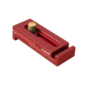 Depth Measuring Ruler Multipurpose Aluminum Carpenter Depth Measuring Ruler Table Sawing Gauge For Wood Cutting And Creation