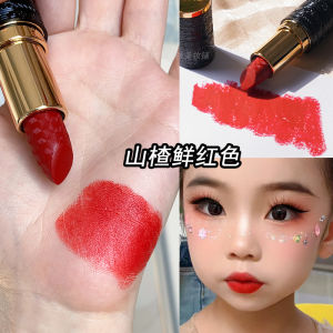 เด็กการแสดงบนเวทีลิปสติกแมทสีแดงสีสันสดใสมืออาชีพด้านความชุ่มชื้นแต่งหน้าศิลปินผู้หญิงลิปสติกติดทนนาน