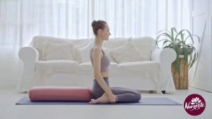 Yoga Bolster Pillow Meditation Restorative Yoga Rectangular