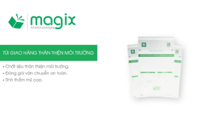 MT2 - 40x30 cm - 50 túi đóng hàng niêm phong phân hủy thân thiện môi trường túi gói hàng