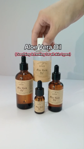 Aloe Vera Oil | Natural Cold Pressed Virgin Base Carrier Oil | Minyak Kulit | Cosmetic Grade | Soap Making | Multi-Purpose