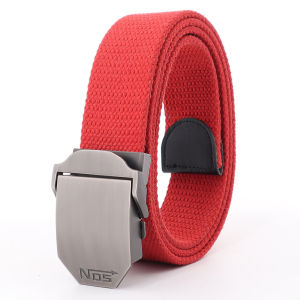 Mens 38mm Width Casual Canvas Belt 4mm Thick Tactical Automatic Fashion Jeans Belt for Men and Women Alloy Buckle Plus Size
