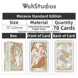 WohStudios | Rider Waite Tarot Cards Art Nouveau Design