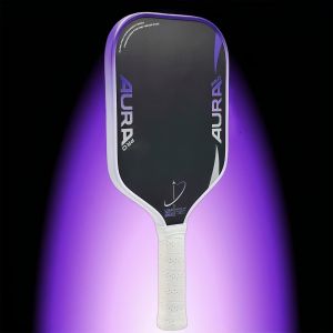 AURA Pro T700 Carbon Fiber Pickleball Paddlle Textured Surface Polymer Power Core Elongated Face Enhanced Power&Spin