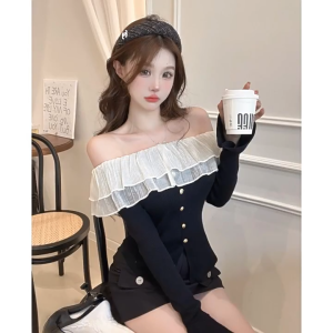 🎀 Áo Thun Nữ Lệch Vai In Chữ – Hot Girl Phong Cách Trendy Trẻ Trung & Cá Tính 🎀
