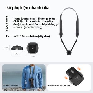 Ulanzi | Hệ Thống Kẹp Balo Máy Ảnh Uka UKA07 Tháo Lắp Nhanh An Toàn Tuyệt Đối