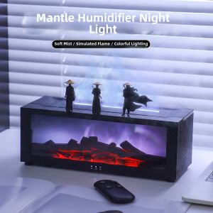 XINGNUO | Atmosphere Humidifier With Fireplace Flame Decor Night Light