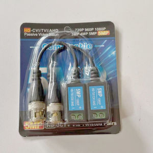 5MP BNC CCTV HD Video Balun Passive Coaxial Transceivers Support AHD/CVI/TVI 5MP Camera Cat5e/ Cat6 UTP Cable Connectors