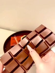 Chocolate Bar Squishy Toy Soft Slow Rising Fun Relax Relieve Stress Non-Toxic Safe for Kids Pocket Size Perfect Gift for Kids and Adults