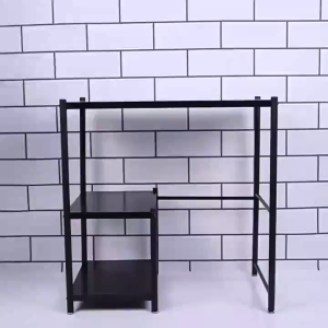 Gas Stove Stand Rack Kitchen Heavy Duty Gas Tank Holder Kitchen Organizer Gas Stove Stand(send rollers)