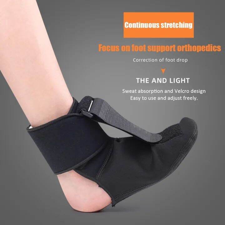 VTTO Adjustable Plantar Fasciitis Night Foot Splint Drop Orthotic Brace ...