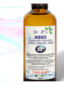 H2O2 HYDROGEN PEROXIDE FOOD GRADE H202 100ml.(Dr.Jompoj)