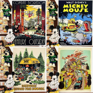 Retro Creative Cartoon Decorative Cloth Wall Hanging Bedding Room Background Beautiful Mosaic Tapestry Art Home Decor