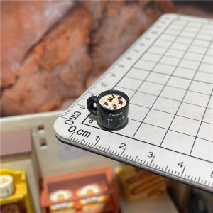 Fuji Mountain Cake Cloud Cat Coffee Cup Miniature Model Decorative Accessories DIY Material Toy Collectible Item for Adults