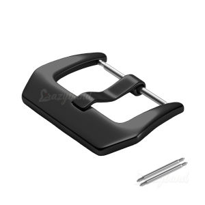 Dây Đeo Đồng Hồ Bằng Thép Không Gỉ Đa Năng Khóa 16-26mm Bạc Đen Bóng Mờ Phụ Kiện Cho Panerai Seiko Có Thể Điều Chỉnh Độ Rộng