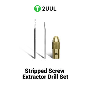 2UUL SD90 Stripped Screw Extractor Drill Set Phone PCB Motherboard Screw Quick Removal Repair Screw Removal Tool