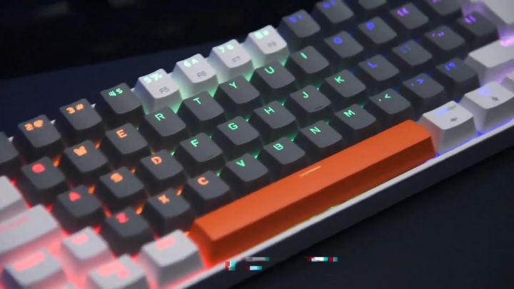 Bàn Phím Cơ RGB Led 18 Chế Độ Có Dây T60 Trục Cơ Red Switch Gõ Êm Giảm Ồn Layout 62 Phím Nhỏ Gọn Có HOTSWAP Cao Cấp Dùng Cho Máy Tính/ Laptop/ PC