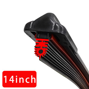 Wiper 11 Layer Rubber Strip Car Windshield Wiper Blade Universal J/U-Shaped Wiper Blade 14"15"16"17"18"19"20"21"22"24"26"28"