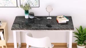 Glossy Marble Contact Paper for Countertop Peel and Stick Granite Sticker Waterproof Self Adhesive Removable Easy to Install