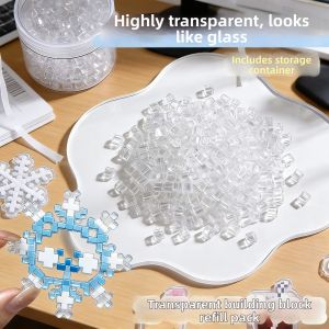 KW-TRIO | High Transparency Maroon Yellow No-Hole Clear Fusible Beads 2.6mm