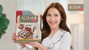 Live Flash Sale - Bedcover Set Aloha Max King 180x200 Tinggi 25cm - Motif Abstrak / Bunga / Geometri / Minimalis