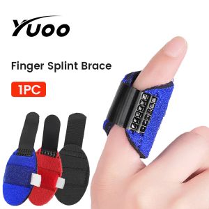 YUOO 1PCS Finger Strap Dislocation Of Joint Sprain Fracture Fixed Splint Built In Aluminum Plate Brace Thumb Protector