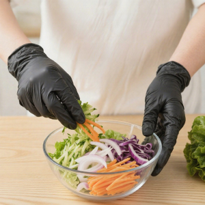 Intco | Durable Food Safe Nitrile Gloves for Cooking and Cleaning