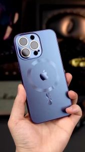 CASE ELECTROPLATING METALIC MAGSAFE IPHONE 11/IPHONE 12/IPHONE 13/IPHONE 14 PRO MAX/IPHONE 14/IPHONE 11 PRO MAX/IPHONE 12 PRO MAX/IPHONE 13 PRO MAX/ PLUS LENS GUARD PROTECTOR FULL COVER
