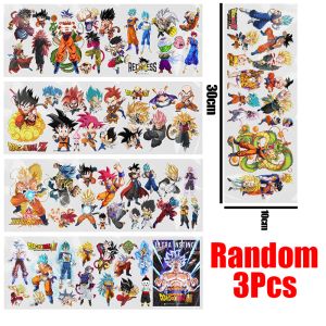 Bandai | Son Goku Cartoon Transfer Sticker Anime Dragon Ball Permanent UV DTF Sticker Waterdichte DIY Sticker Water Cup Decorate