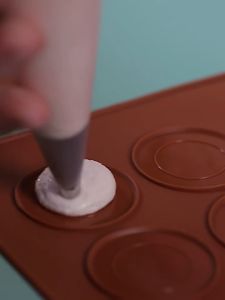 Macaron Silicone Pad Regular Round Size Macaroon Pastry Oven Baking Mould Sheet Mat Silicone Pot 30-Cavity 48-Cavity DIY Mold Baking Mat Useful Bakery Tool Baking Tool
