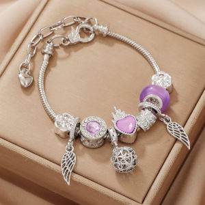 Foreign trade DIY bracelet new craft unicorn tennis accessories love beaded bracelet womens factory