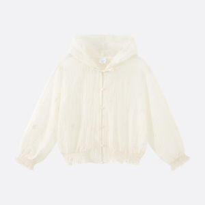 iplant | New Chinese Style Plant Fiber Tencel Hooded Slim Jacket