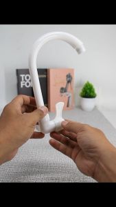 ACEBEST Kran Angsa Kran Wastafel Tancap Tembok Kran Cuci Piring SLT-38-125