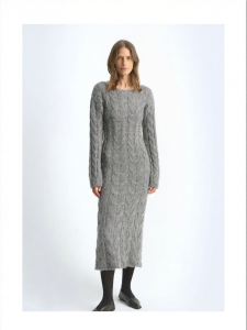 Slim Fitting Wool Knit Dress New Autumn Winter