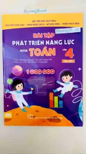 Sách - Combo Bài Tập Phát Triển Năng Lực Môn Toán Lớp 4 Tập 1 + 2 ( Theo chương trình GDPT 2018 ) (cánh diều)