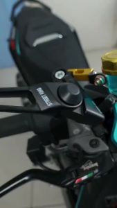 Screw Set For Street King Side Mirror v1 New Look Alloy Bolts Flower Type Surfy Motorcycle