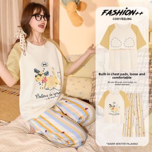 MiiOW | Padded Soft Cotton Sleepwear Set Thin
