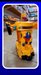 Mainan Mobil Bisa Jadi Robot Deform XC 855 Bump And Go | Mainan Mobil Jadi Robot Terbaru Ada Lampu Dan Suara | Mainan Mobil Jadi Robot Deform Menggunakan Baterai Murah