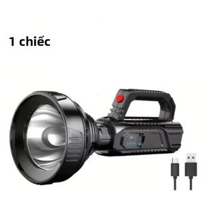 Đèn Pin LED Siêu Sáng 2026 Sạc Lại Được Chống Nước Cầm Tay Dùng Cho Cắm Trại Câu Cá Đi Bộ Đường Dài Và Các Hoạt Động Ngoài Trời