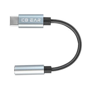 Kbear | KBEAR Shadow Earphone Decoding Adapter Type-C to 3.5mm CX31993 Chip Digital Decoder HIFI DAC For Android
