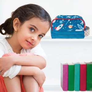 Stephen Joseph Pencil Pouch Toiletry Bag Pencil Toiletries Cosmetics Bags Pencil Cases for Kids Boys Girls