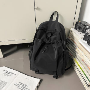 กระเป๋าเป้สะพายหลังเดินป่าสไตล์ย้อนยุคสำหรับผู้ชาย ความจุขนาดใหญ่ กระเป๋าเป้สะพายหลังสำหรับเดินทาง กระเป๋าใส่หนังสือ สไตล์ลำลอง สีสันสดใส