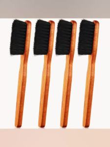2Pcs/Set Natural Horsehair Polishing Brushes Kit High Precision for Jewelry Cleaning Silverware Shine Antique Restoration