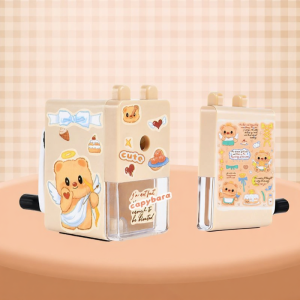 Adjustable Thickness Hand Crank Pencil Sharpener for Primary School Students Kindergarten Automatic Lead Feeding Multi-Function Pencil Grinder