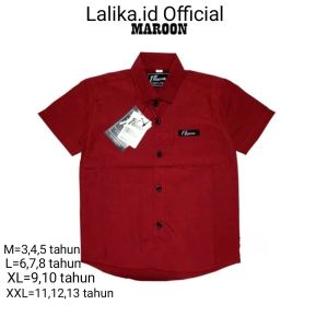 KEMEJA POLOS ANAK PENDEK USIA 1-13 TAHUN KEMEJA POLOS ANAK LAKI-LAKI KEMEJA POLOS KASUS ANAK KEMEJA POLOS PRIA ANANK