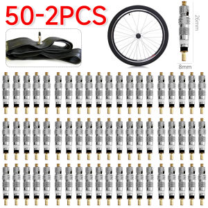 5-50PCS Detachable Presta Bicycle Valve Core Replacement Brass CNC FV MTB Road Bike Tire Tubes Service Parts Repair Tools ﻿