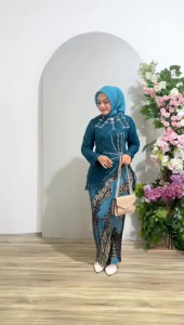Kebaya Modern Tunik Pesta Calista Kebaya Wisuda Remaja Kebaya Lamaran Seragam Besanan Kekinian
